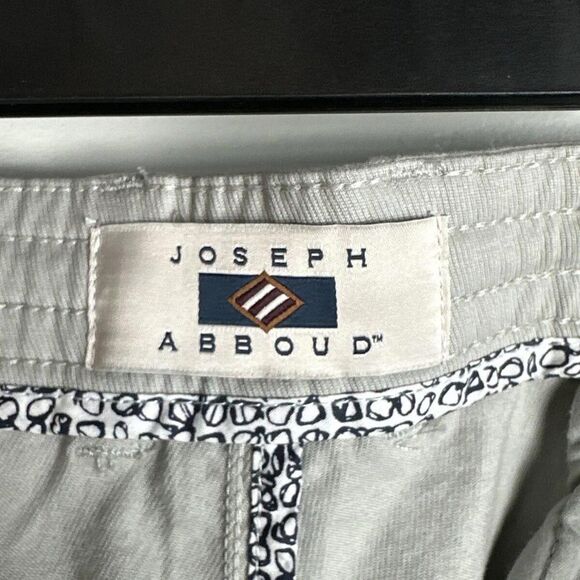 Joseph Abboud | Gray Drawstring Cargo Cotton Pants | Large 54x32” Flex Waist - Picture 4 of 6